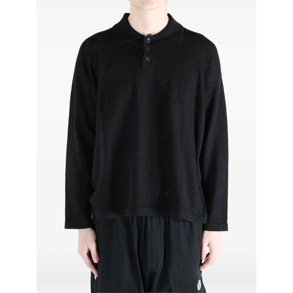 Bode Black Polo Shirts Men BODE