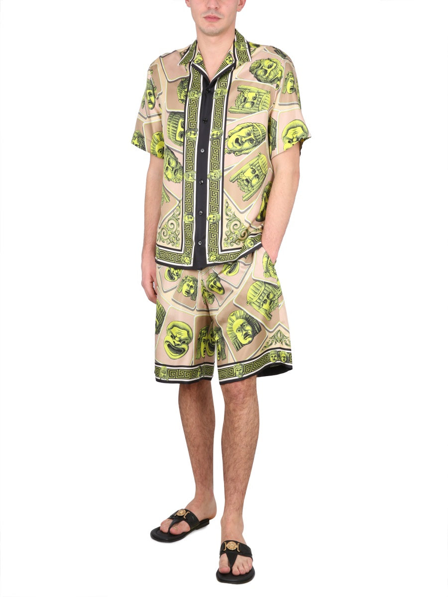 Versace Men Bermuda Shorts The Masks VERSACE