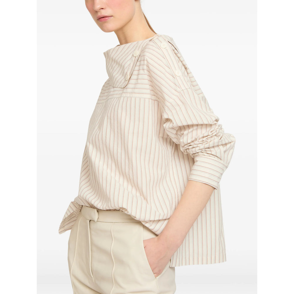 Yves Salomon Neutrals Tops - Blouses Women YVES SALOMON