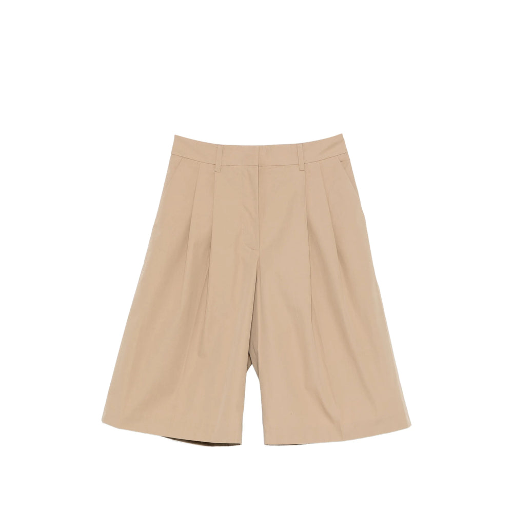 Yves Salomon Neutrals Shorts - Knee-Length Shorts Women YVES SALOMON