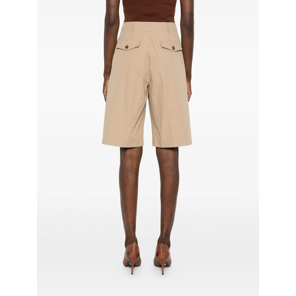 Yves Salomon Neutrals Shorts - Knee-Length Shorts Women YVES SALOMON
