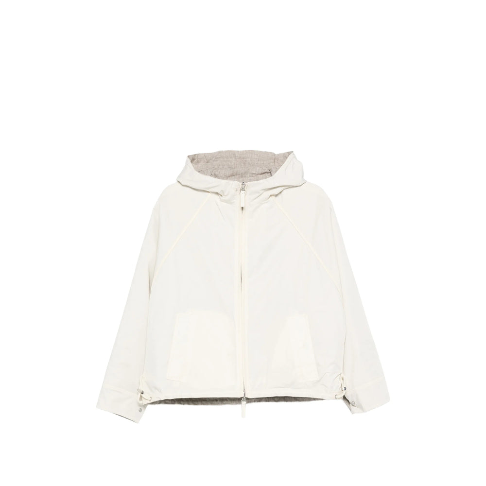 Yves Salomon Neutrals Jackets - Bomber Jackets Women YVES SALOMON