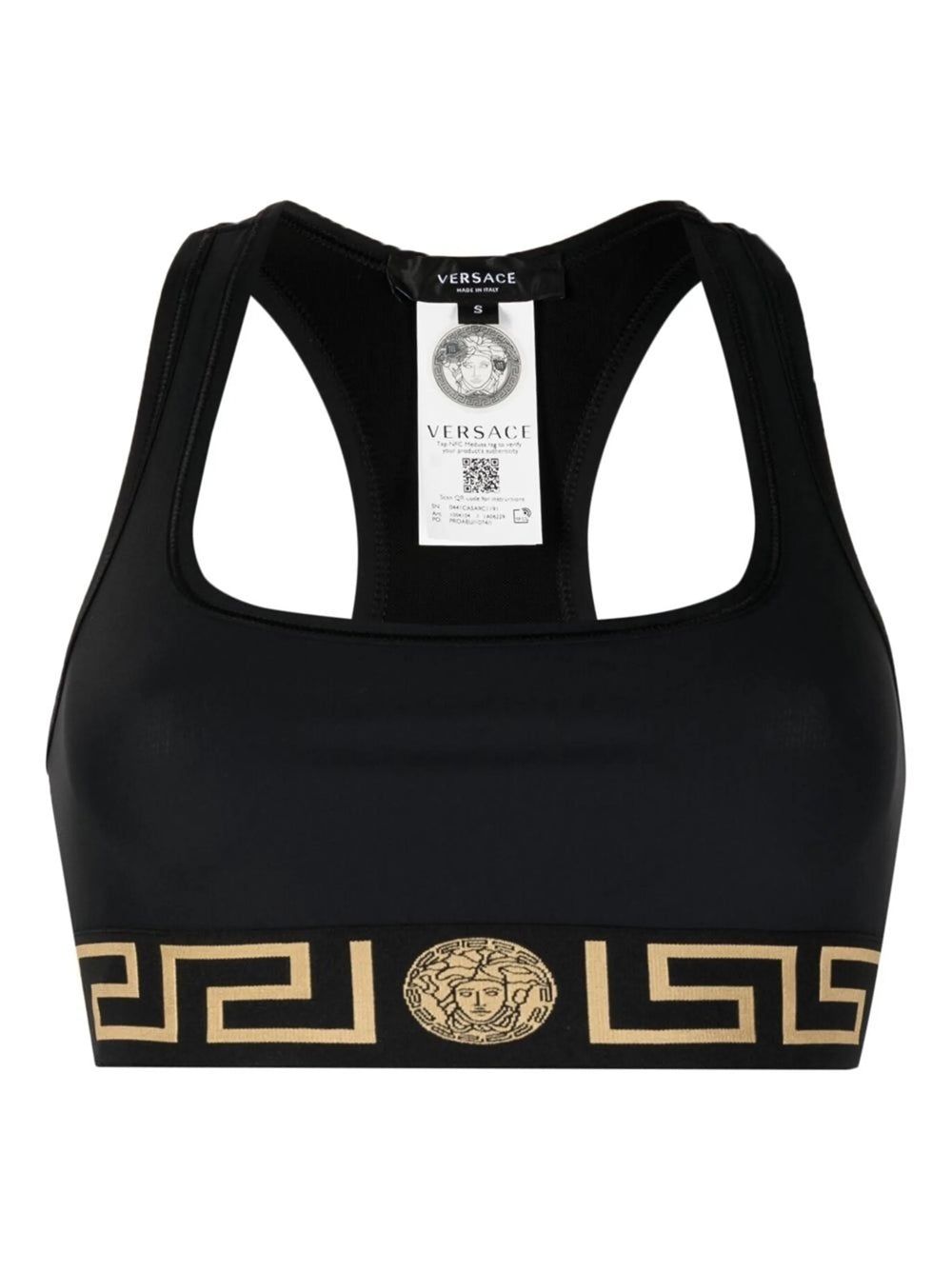 Versace Women La Greca Sports Bra VERSACE