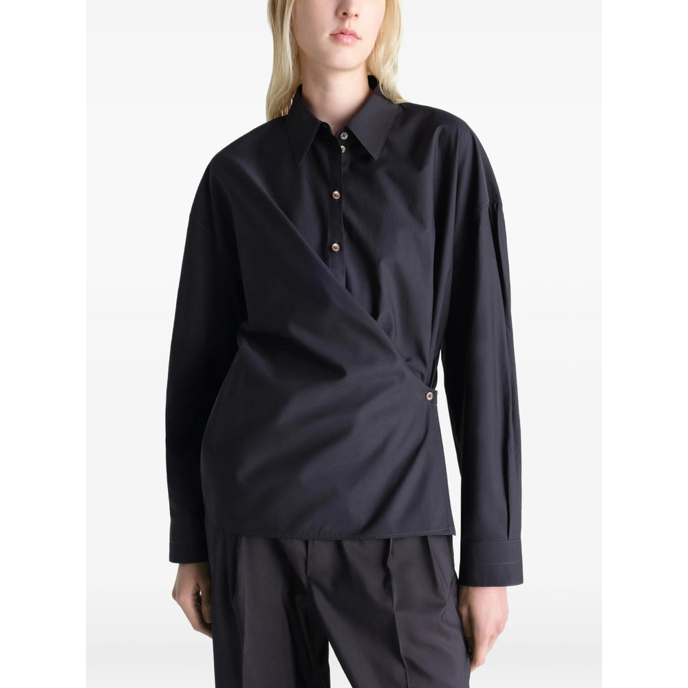Lemaire Black Tops - Shirts Women LEMAIRE