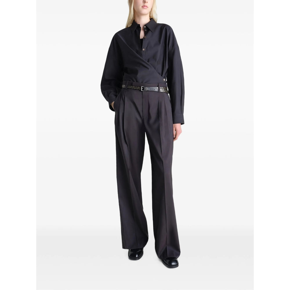 Lemaire Black Tops - Shirts Women LEMAIRE