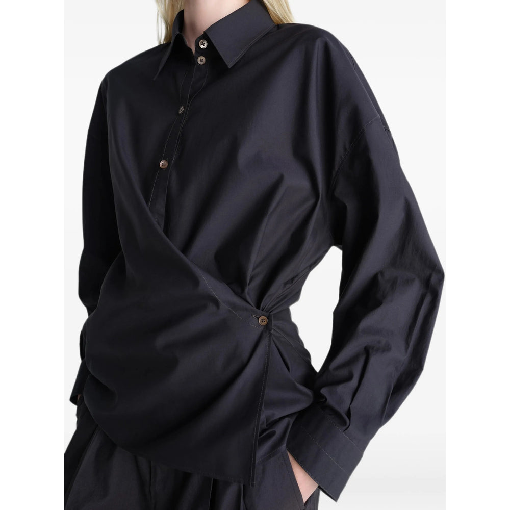 Lemaire Black Tops - Shirts Women LEMAIRE