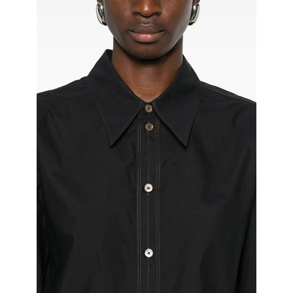 Lemaire Black Tops - Shirts Women LEMAIRE