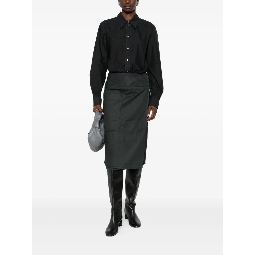 Lemaire Black Tops - Shirts Women LEMAIRE