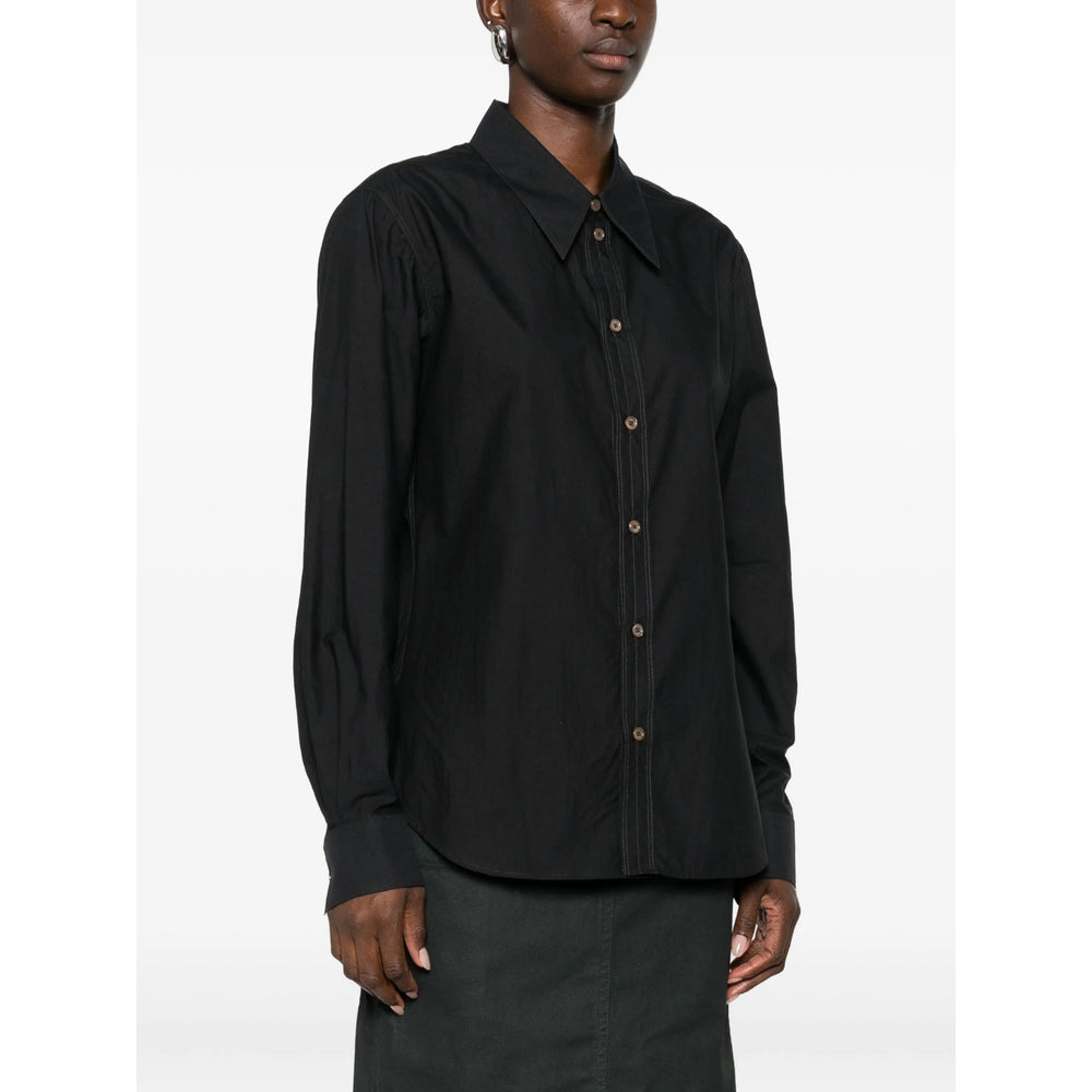 Lemaire Black Tops - Shirts Women LEMAIRE