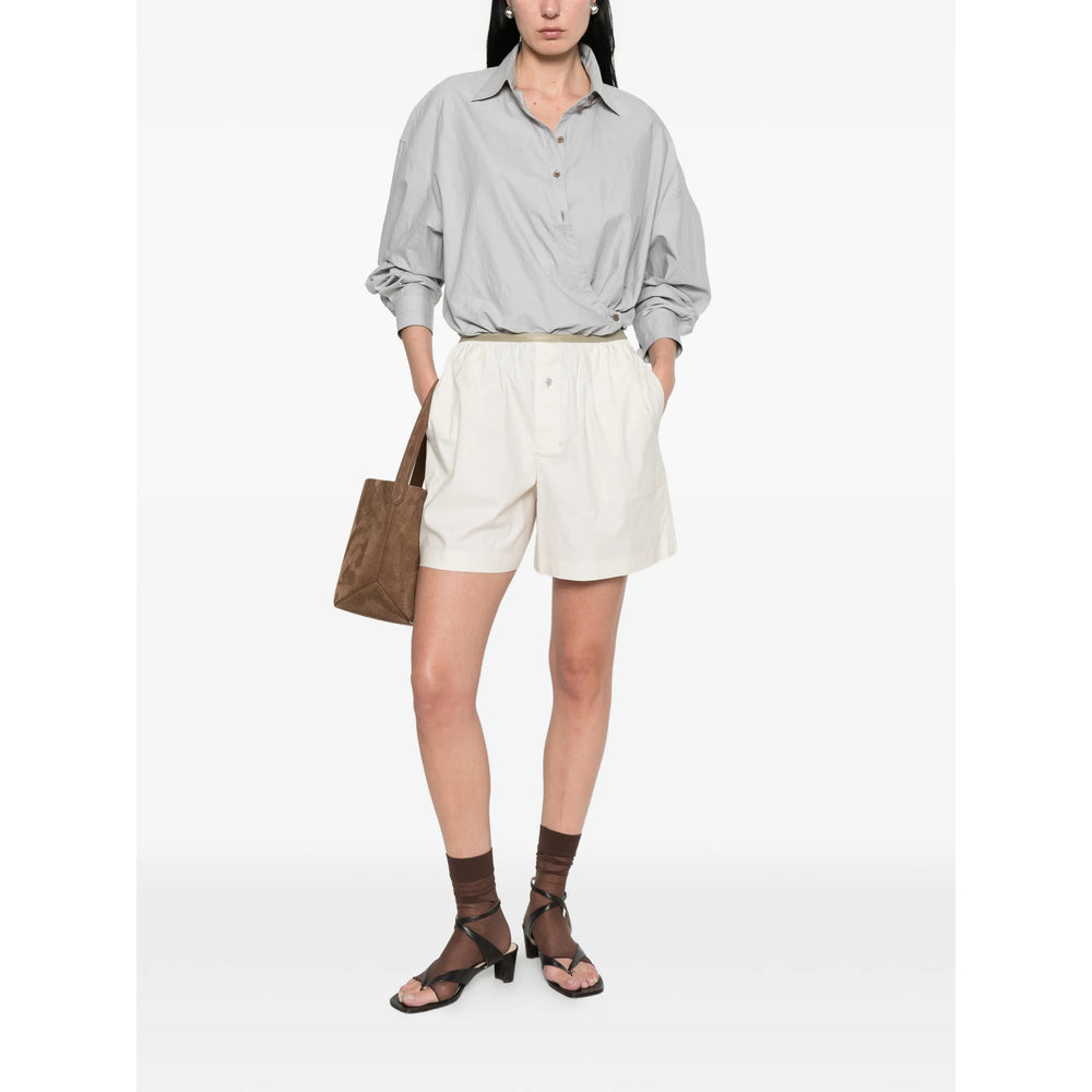Lemaire Neutrals Shorts - Mini Shorts Women LEMAIRE