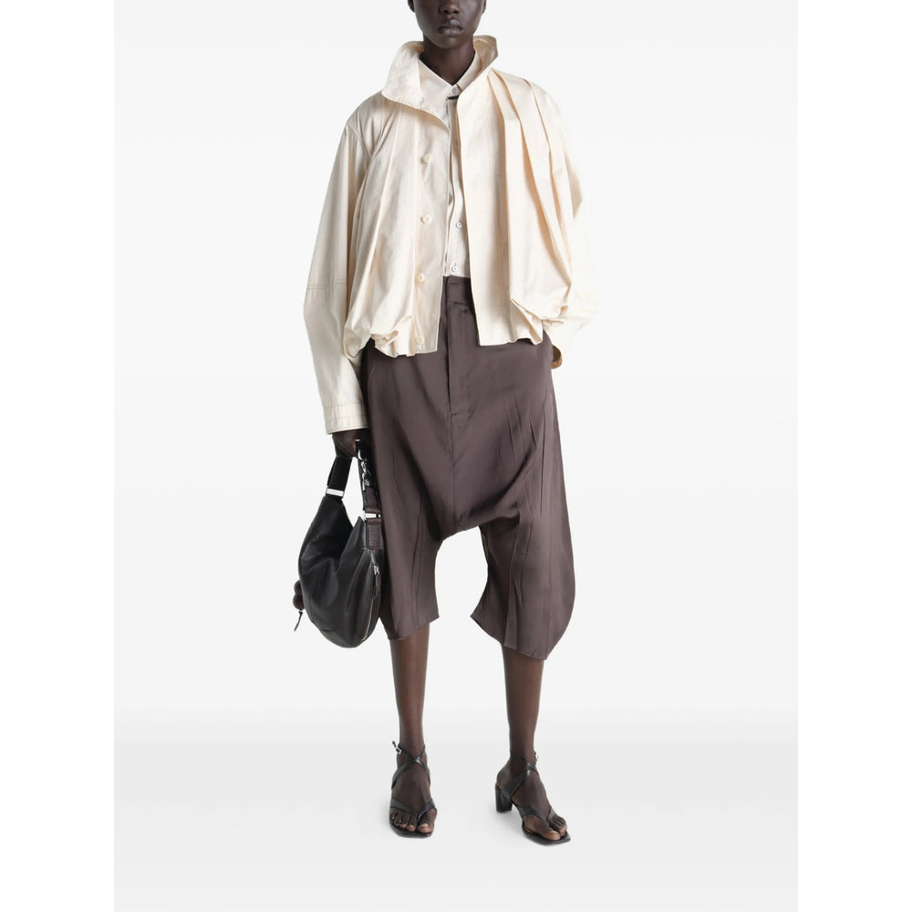 Lemaire Brown Shorts - Knee-Length Shorts Women LEMAIRE