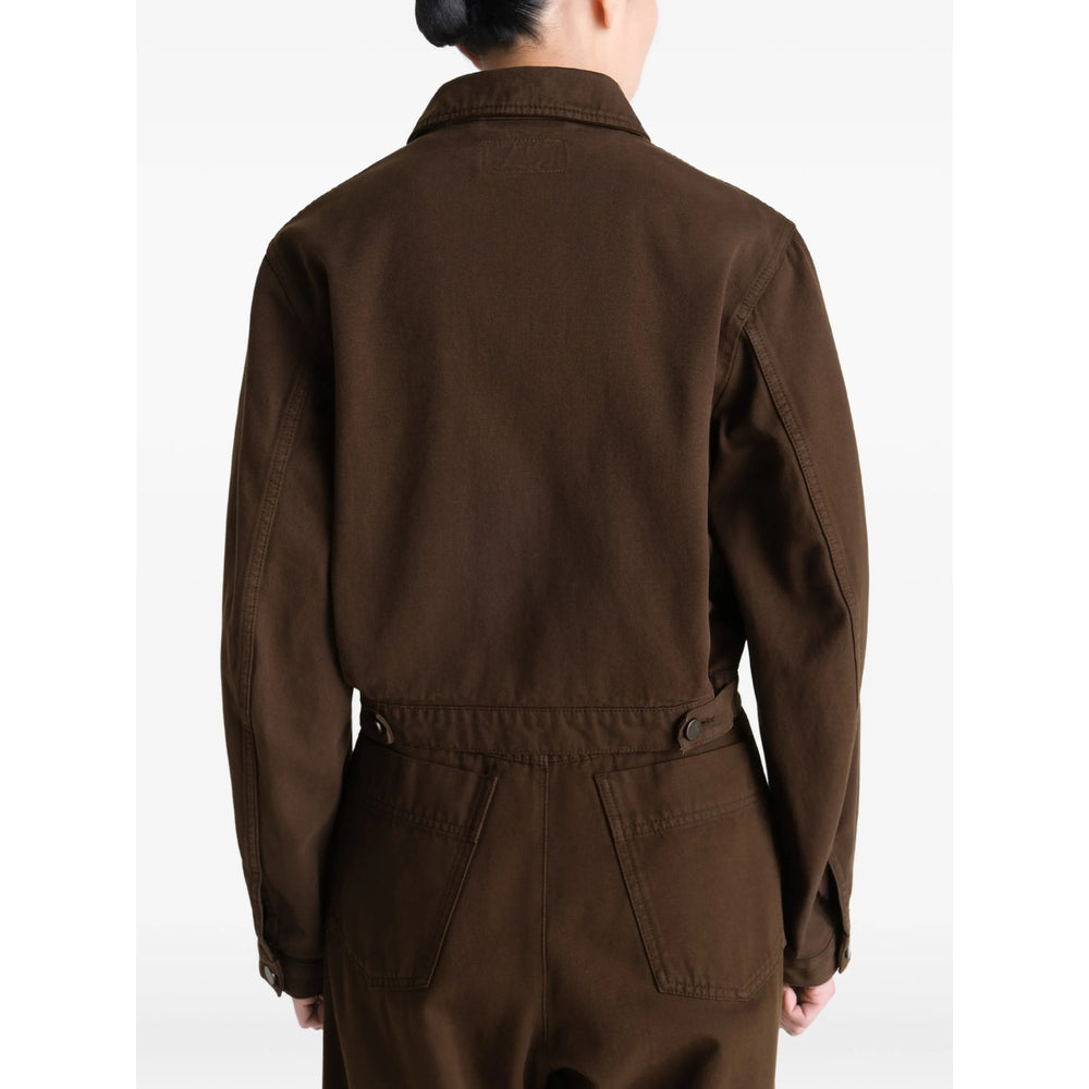 Lemaire Brown Jackets - Cropped Jackets Women LEMAIRE