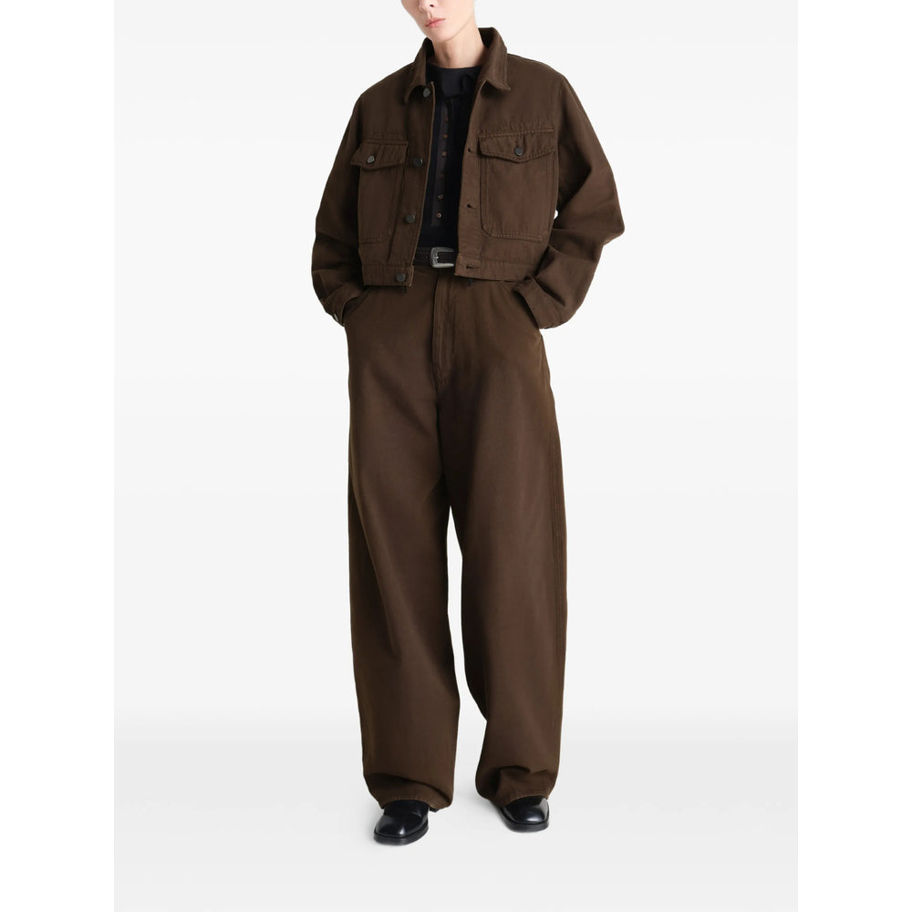 Lemaire Brown Jackets - Cropped Jackets Women LEMAIRE