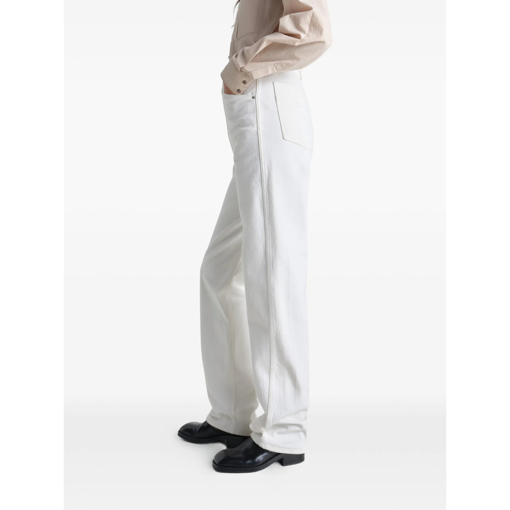 Lemaire White Denim - Straight-Leg Jeans Women LEMAIRE