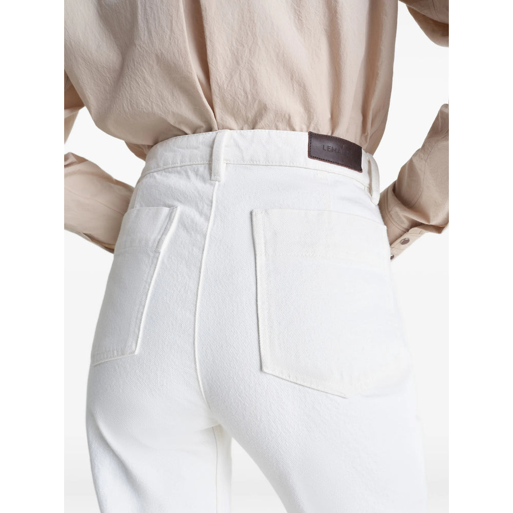 Lemaire White Denim - Straight-Leg Jeans Women LEMAIRE