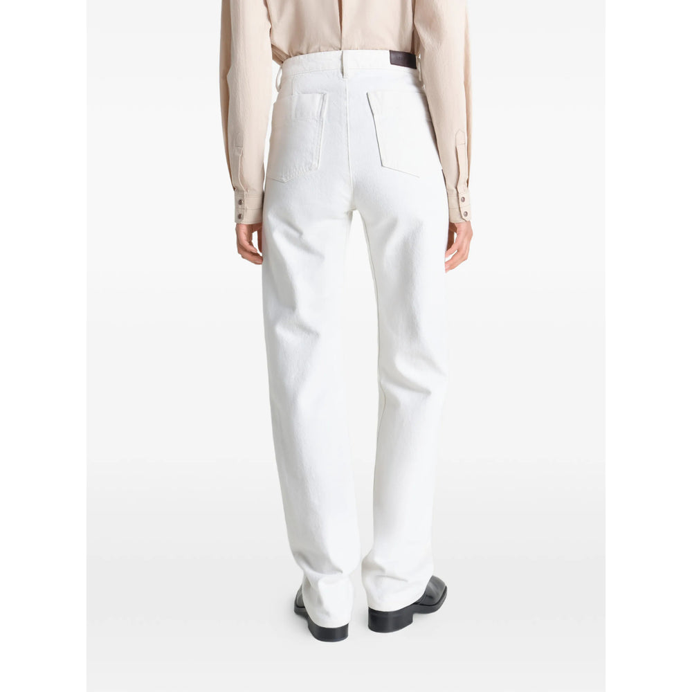 Lemaire White Denim - Straight-Leg Jeans Women LEMAIRE