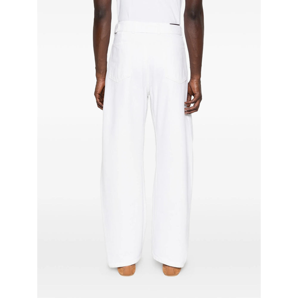 Lemaire Grey Denim - Cropped Jeans Men LEMAIRE