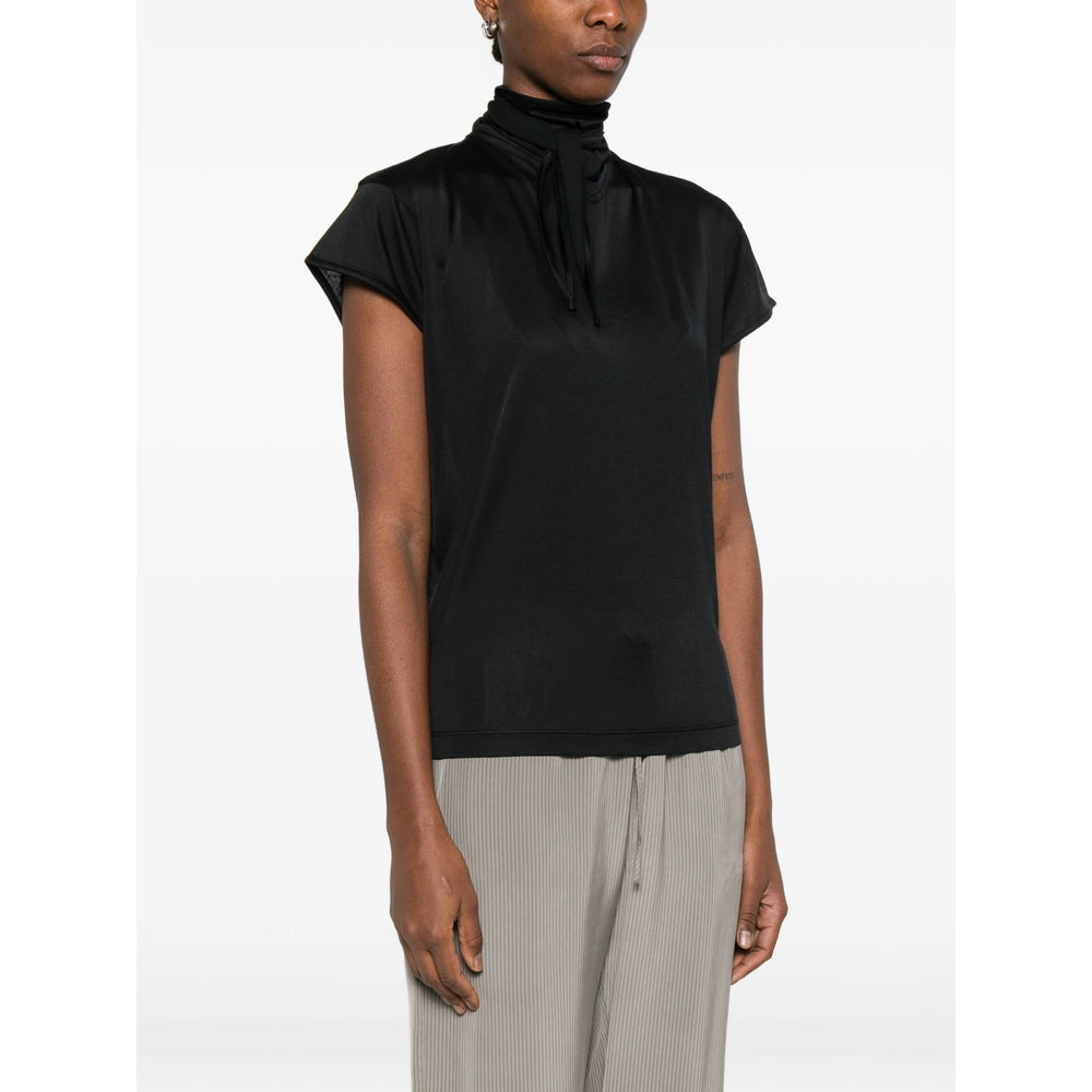 Lemaire Black Tops - T-Shirts & Jerseys Women LEMAIRE