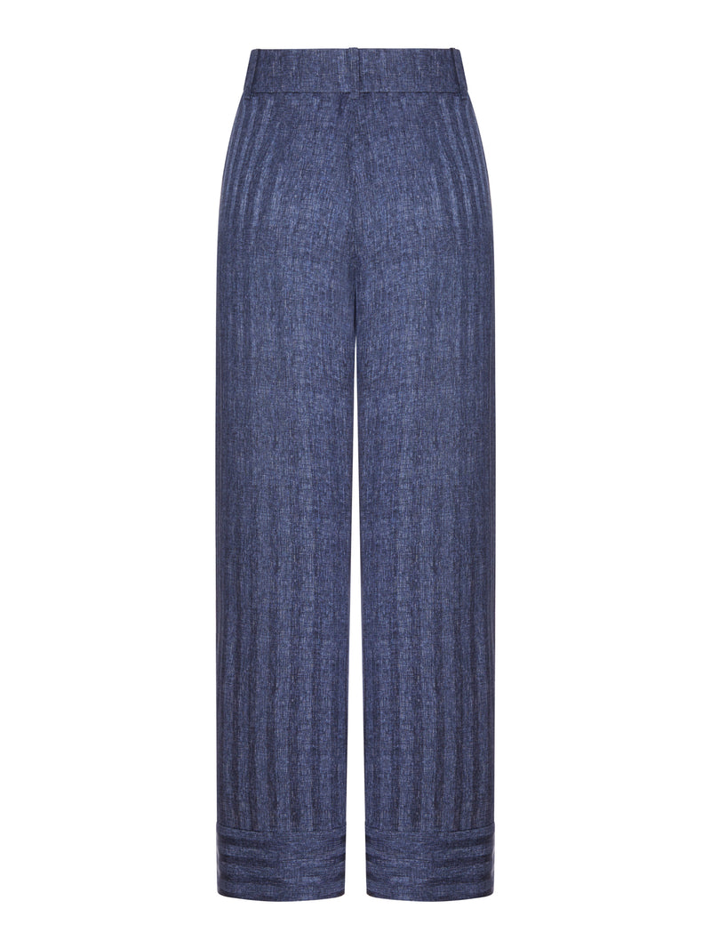 Giorgio Armani Women Printed Silk Trousers With Pleats GIORGIO ARMANI