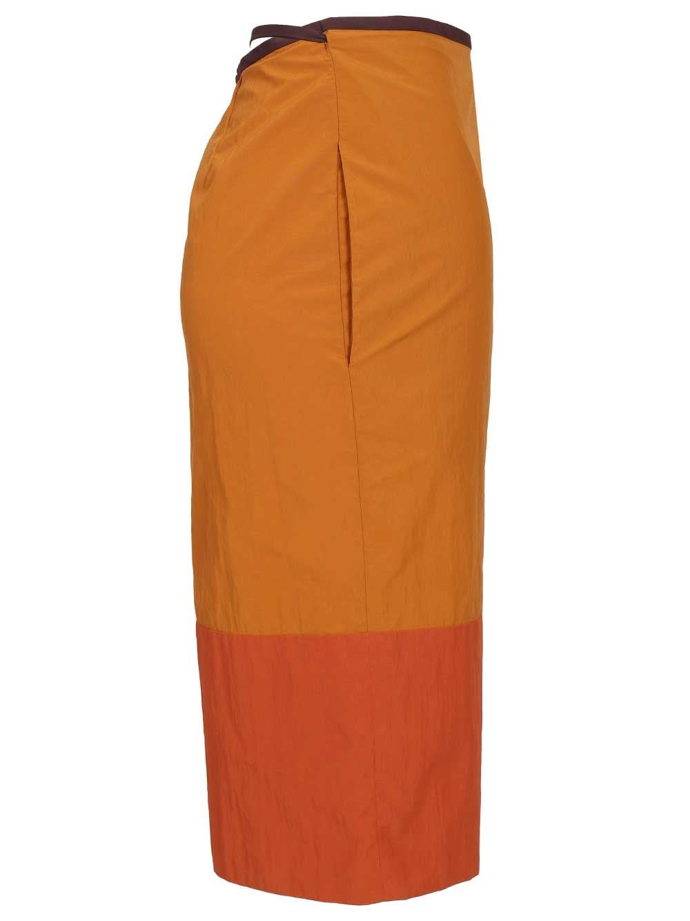 Saint Laurent Women Nylon Pencil Skirt SAINT LAURENT