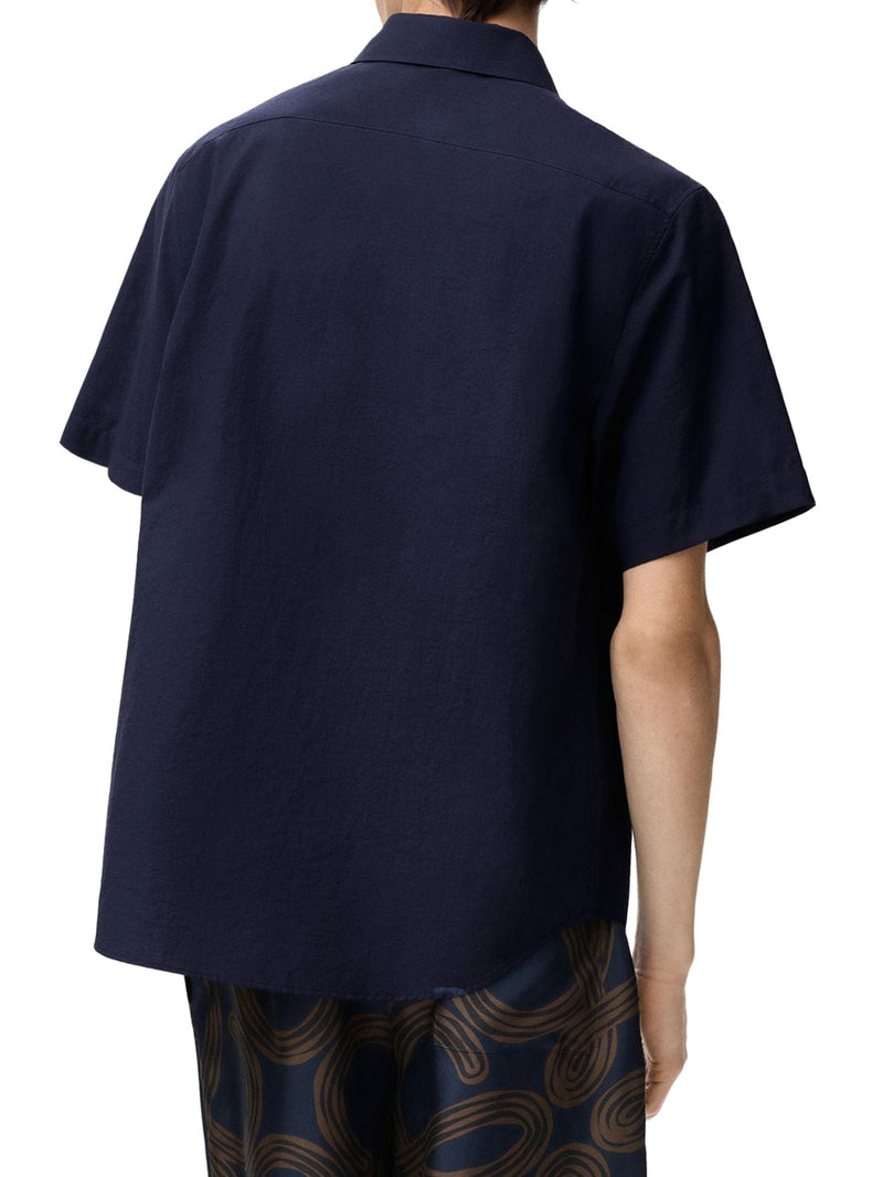 Loewe X Paula`S Ibiza Men Short-Sleeved Textured Poplin Shirt LOEWE