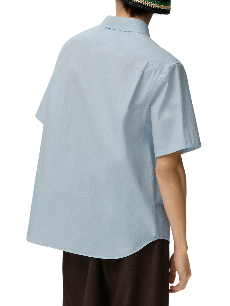 Loewe X Paula`S Ibiza Men Short-Sleeved Textured Poplin Shirt LOEWE