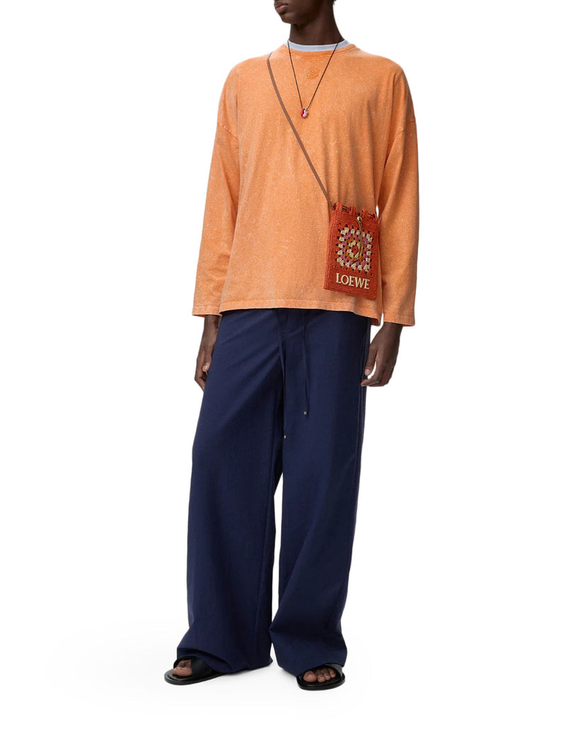 Loewe X Paula`S Ibiza Men Trousers In Lightweight Textured Cotton Poplin Blend LOEWE