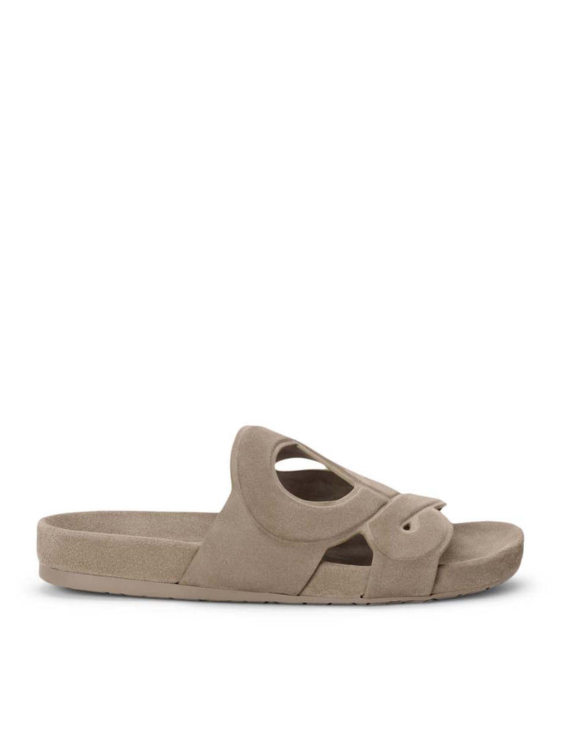 Loewe X Paula`S Ibiza Men Slide Ease Monogram In Suede LOEWE