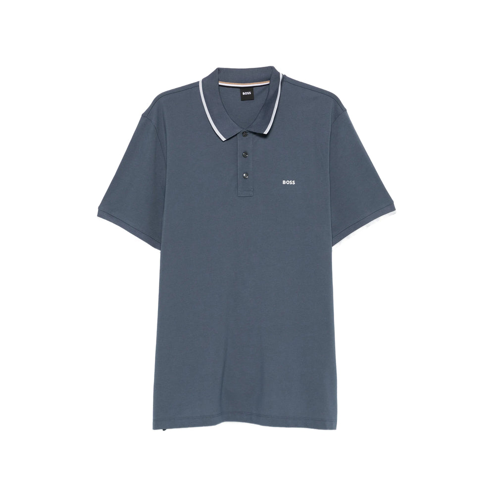 Boss Blue Polo Shirts Men