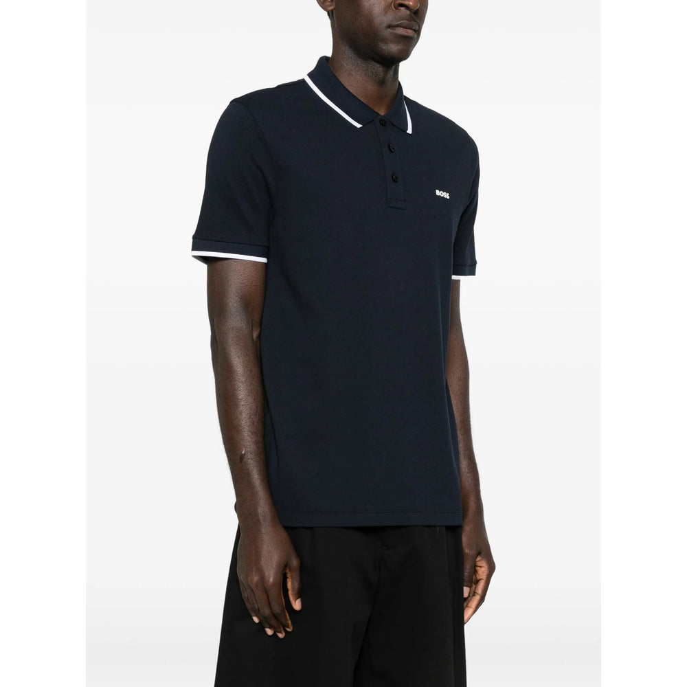 Boss Blue Polo Shirts Men BOSS