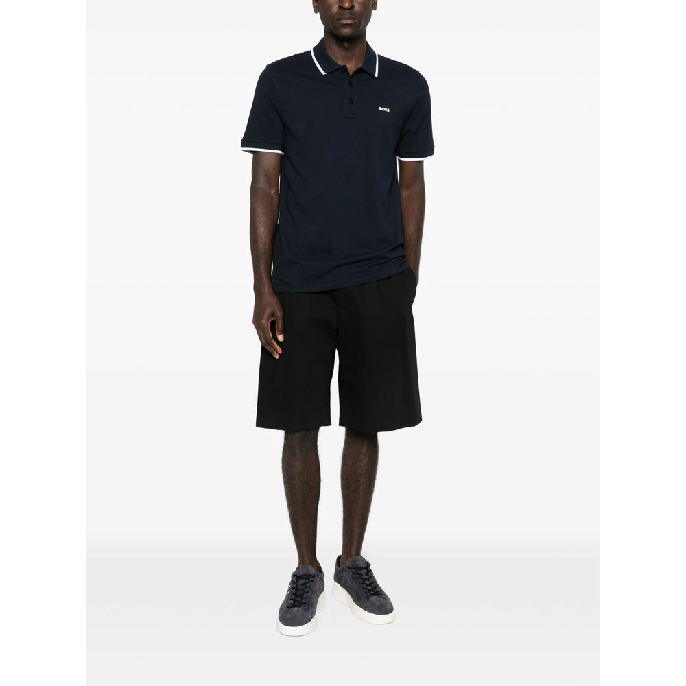 Boss Blue Polo Shirts Men BOSS
