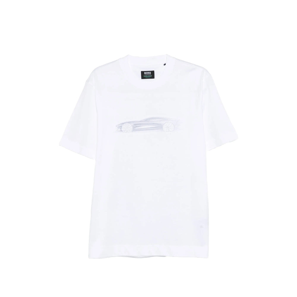 Boss White T-Shirts & Vests - T-Shirts Men BOSS