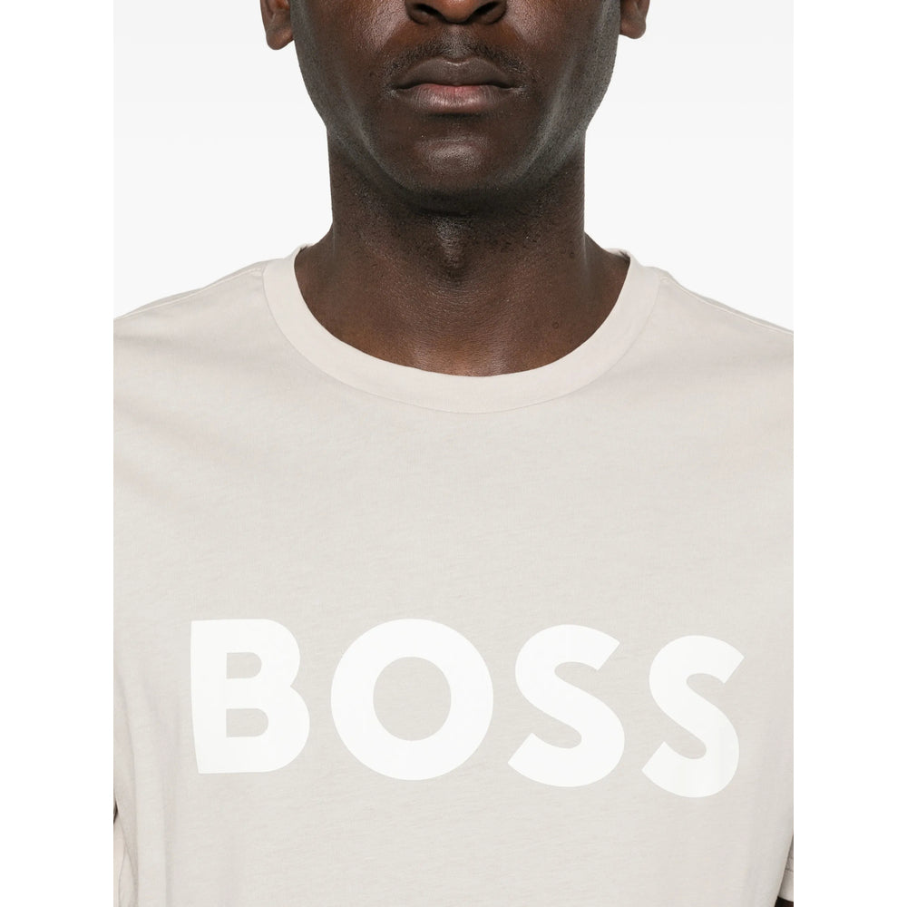 Boss Grey T-Shirts & Vests - T-Shirts Men BOSS