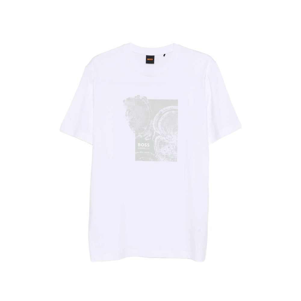 Boss White T-Shirts & Vests - T-Shirts Men BOSS