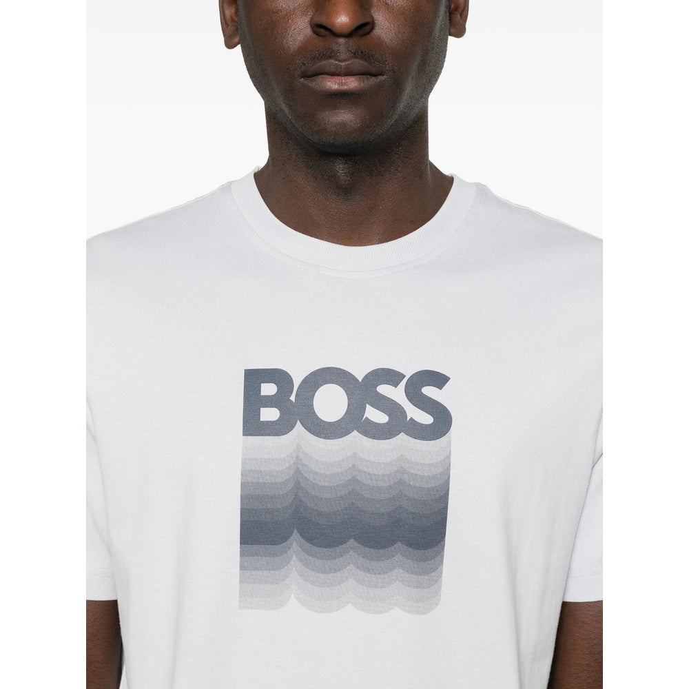 Boss Grey T-Shirts & Vests - T-Shirts Men BOSS
