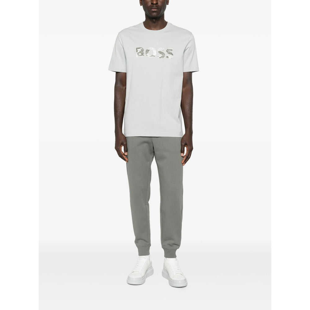 Boss Grey T-Shirts & Vests - T-Shirts Men BOSS