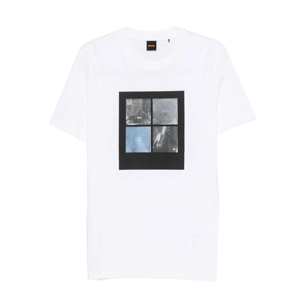 Boss White T-Shirts & Vests - T-Shirts Men BOSS