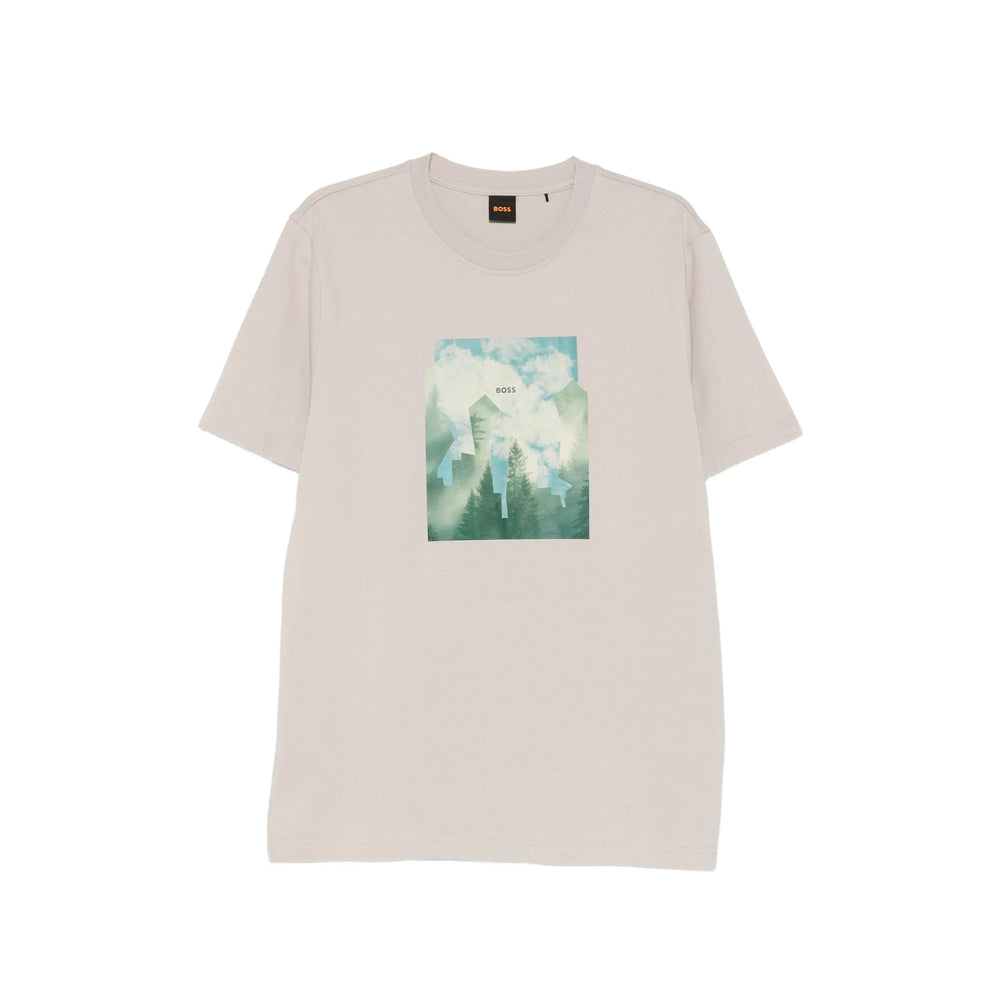 Boss Neutrals T-Shirts & Vests - T-Shirts Men BOSS