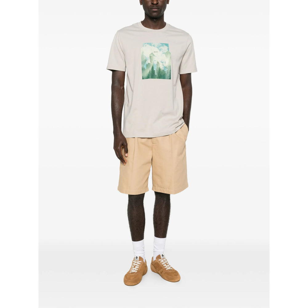 Boss Neutrals T-Shirts & Vests - T-Shirts Men BOSS