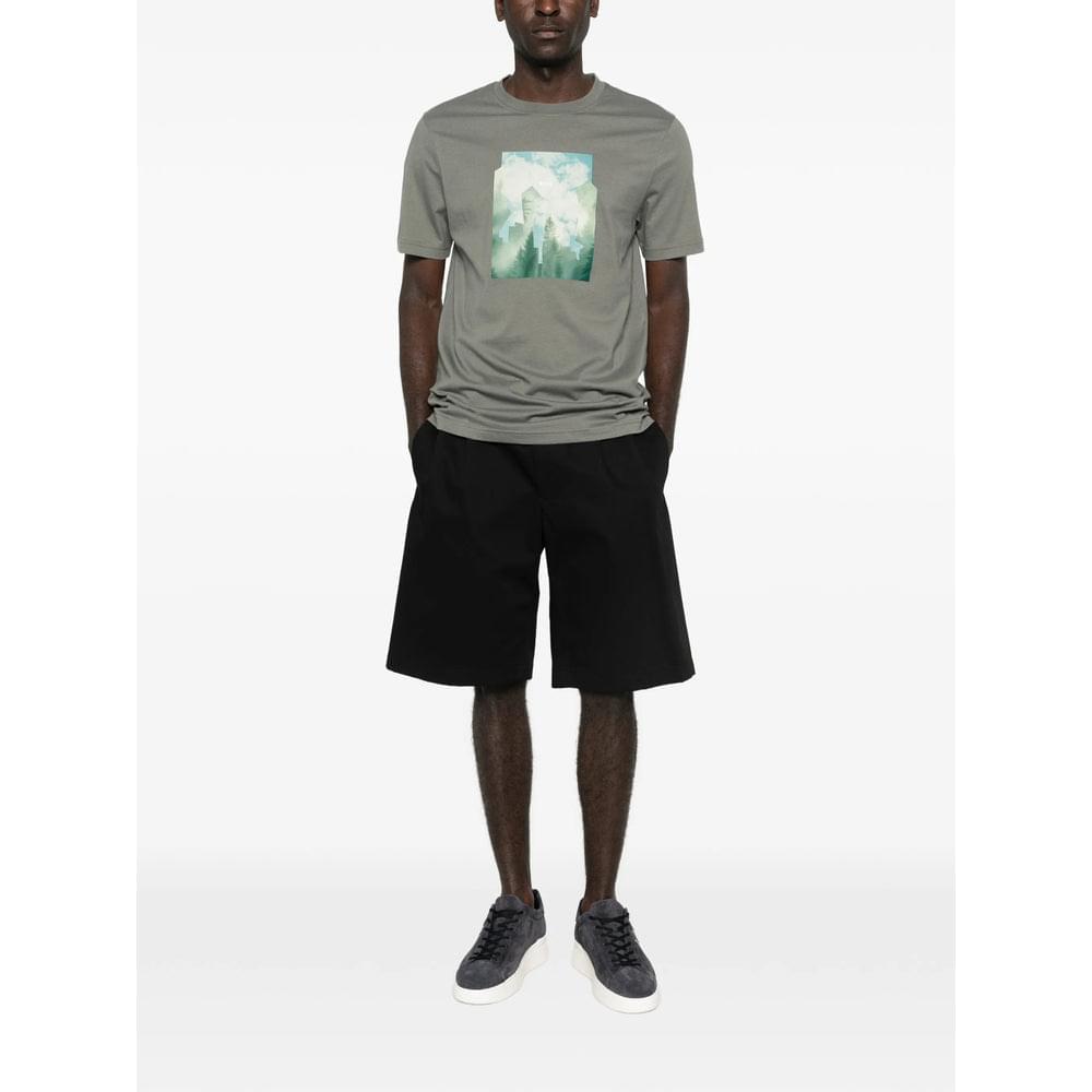 Boss Grey T-Shirts & Vests - T-Shirts Men BOSS