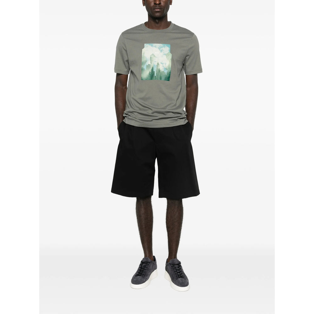 Boss Grey T-Shirts & Vests - T-Shirts Men BOSS