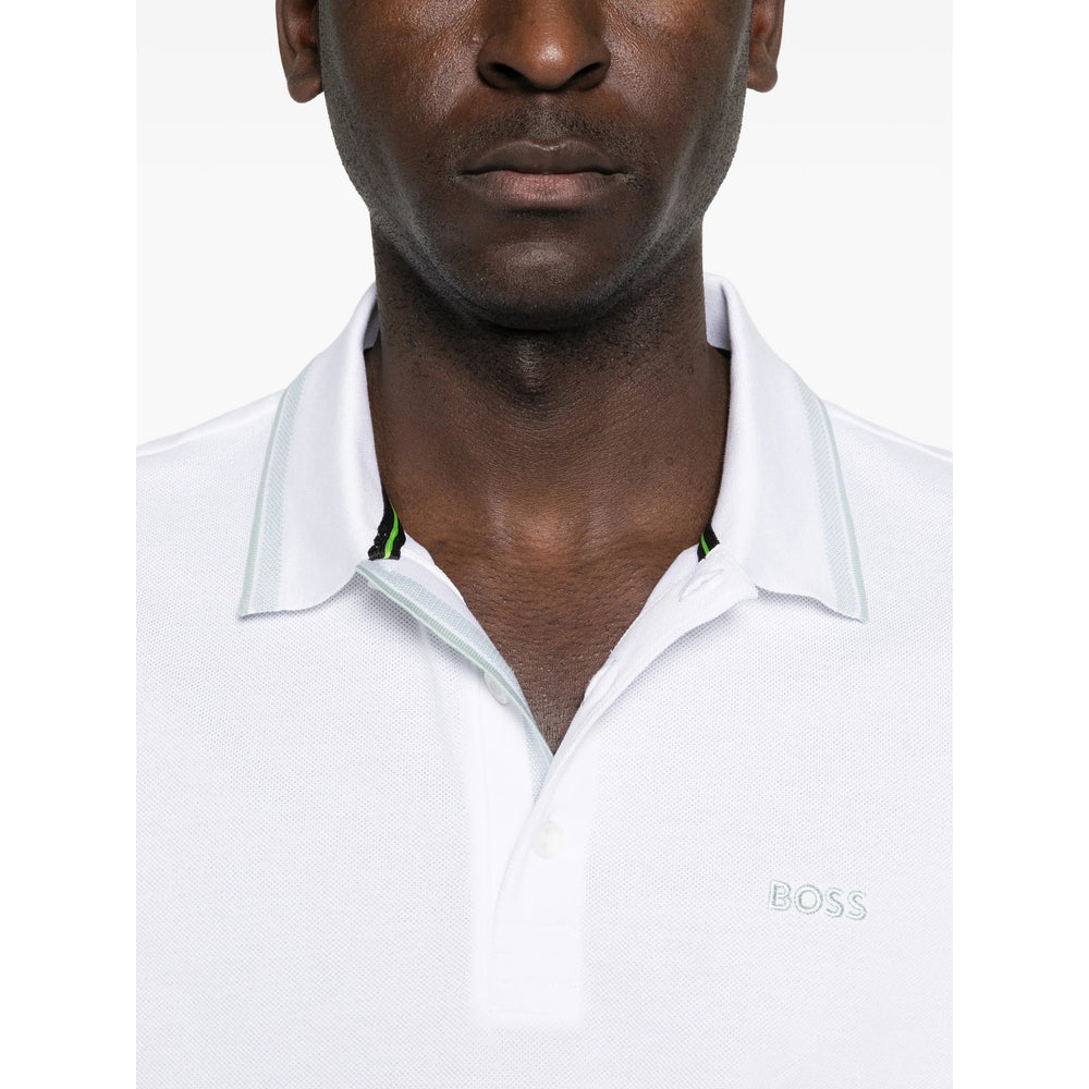 Boss White Polo Shirts Men BOSS