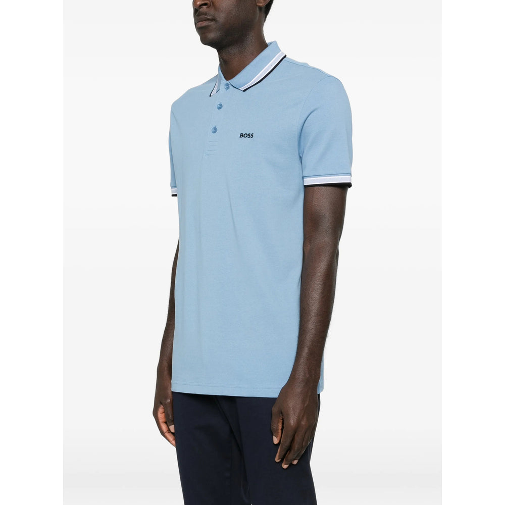 Boss Blue Polo Shirts Men BOSS