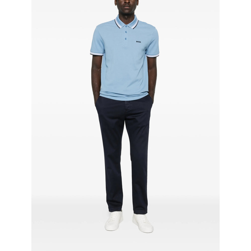 Boss Blue Polo Shirts Men BOSS