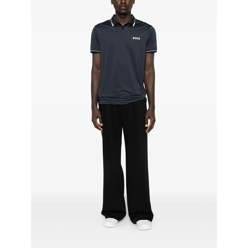Boss Blue Polo Shirts Men BOSS