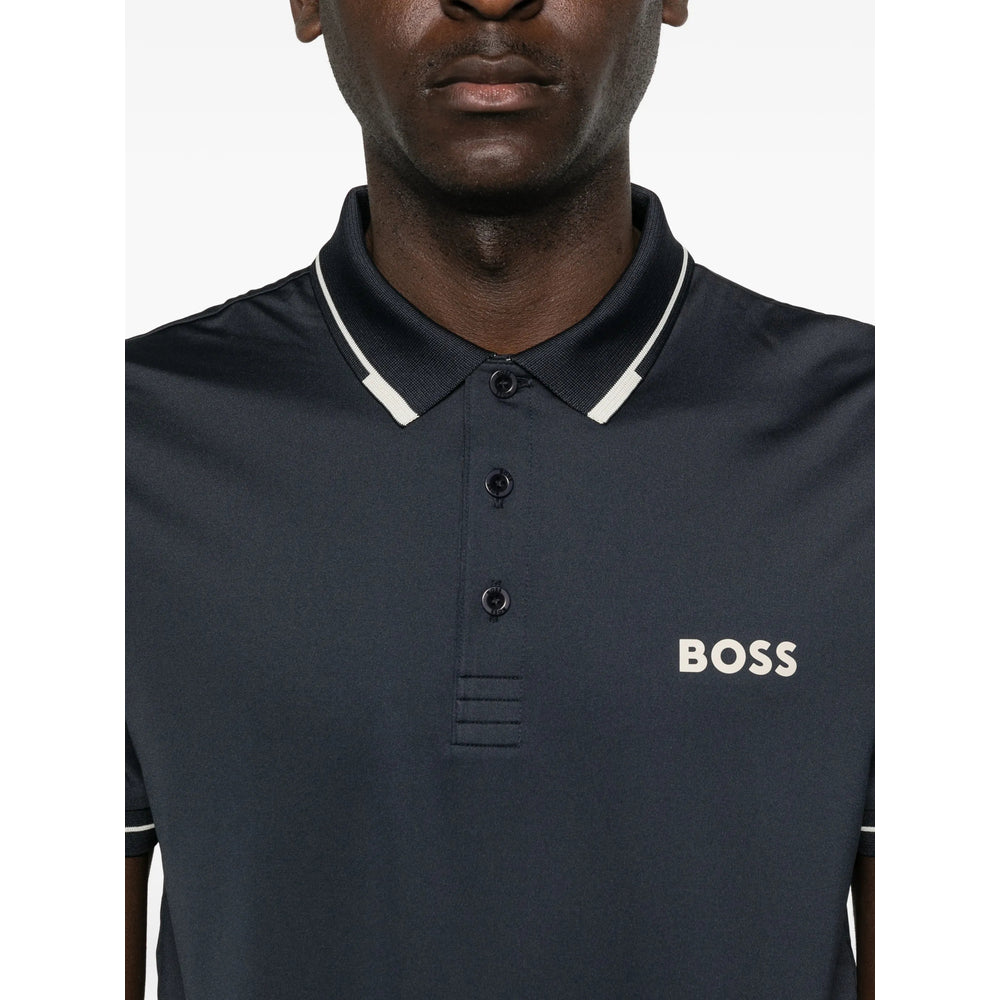Boss Blue Polo Shirts Men BOSS