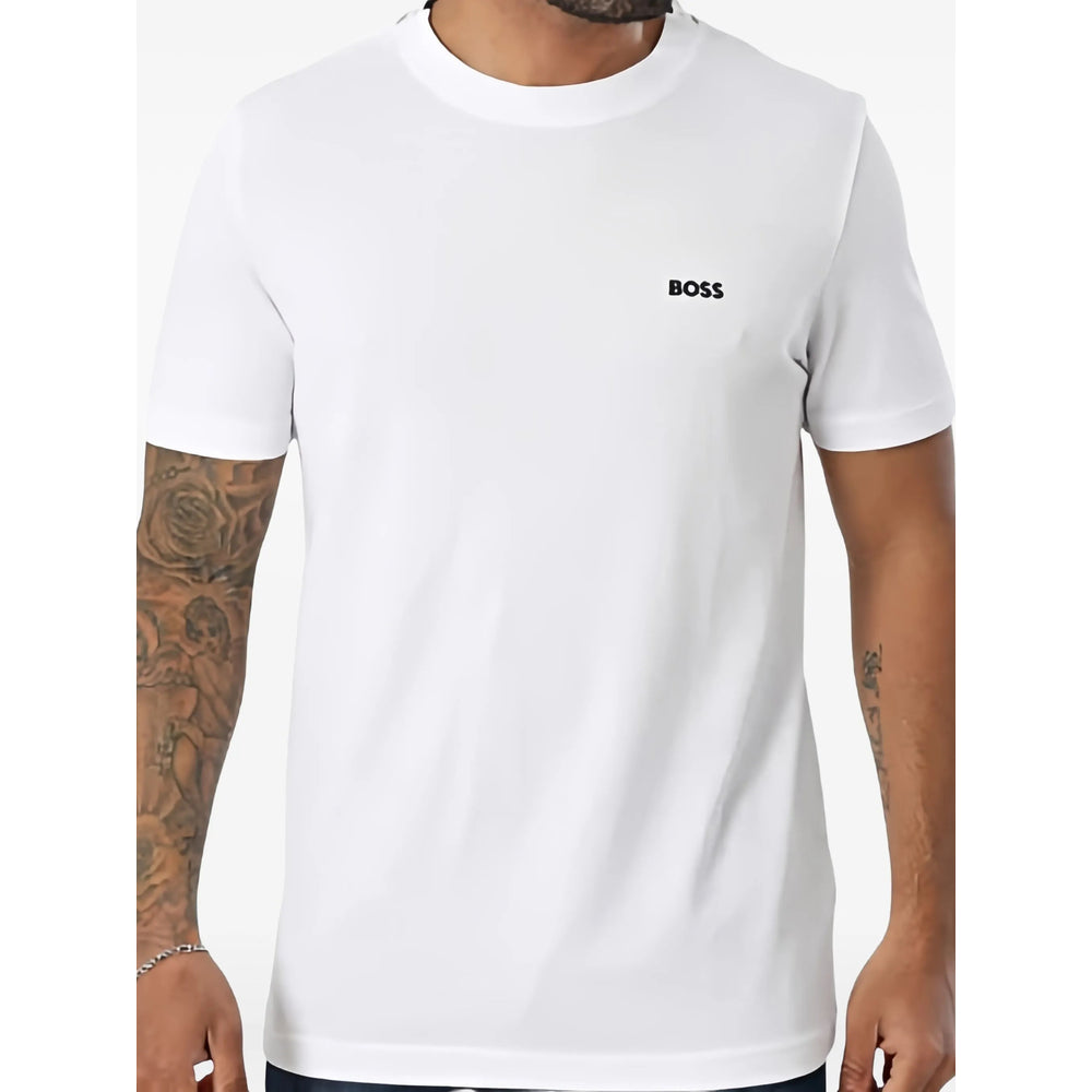 Boss White T-Shirts & Vests - T-Shirts Men BOSS