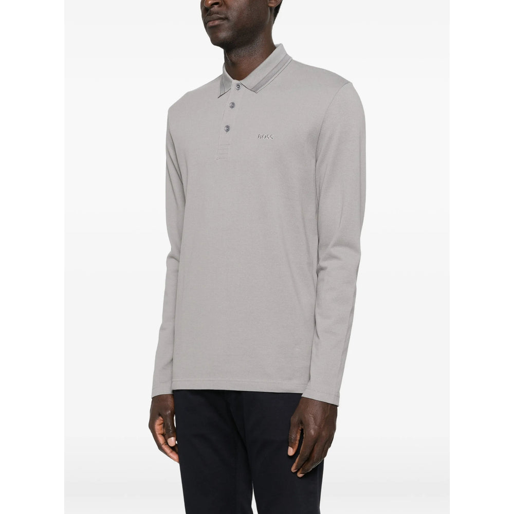 Boss Grey Polo Shirts Men BOSS