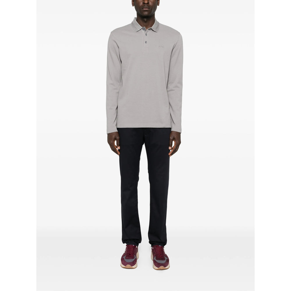 Boss Grey Polo Shirts Men BOSS
