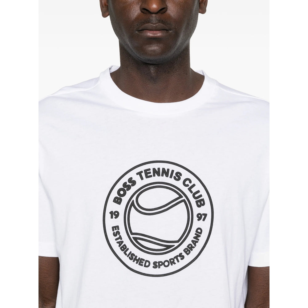Boss White T-Shirts & Vests - T-Shirts Men BOSS